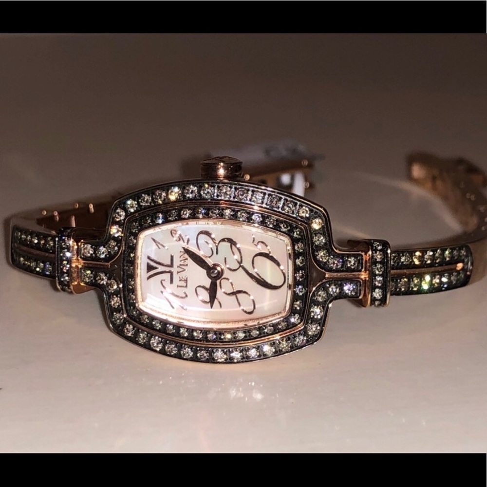 Ladies NEW Le Vian Chocolate Diamond watch